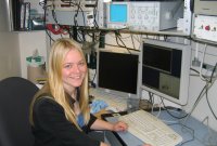 Charlotte Pearson (former Senior Research Associate) working at CHESS